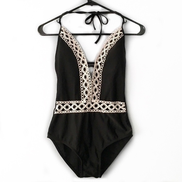 Other - NWOT one piece bathing suit with lace detail